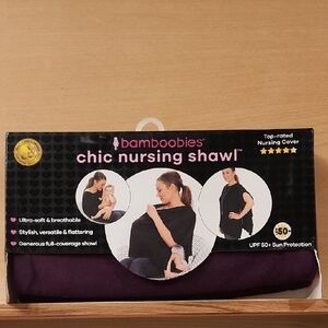 Bamboobies Chic Nursing Shawl - Purple